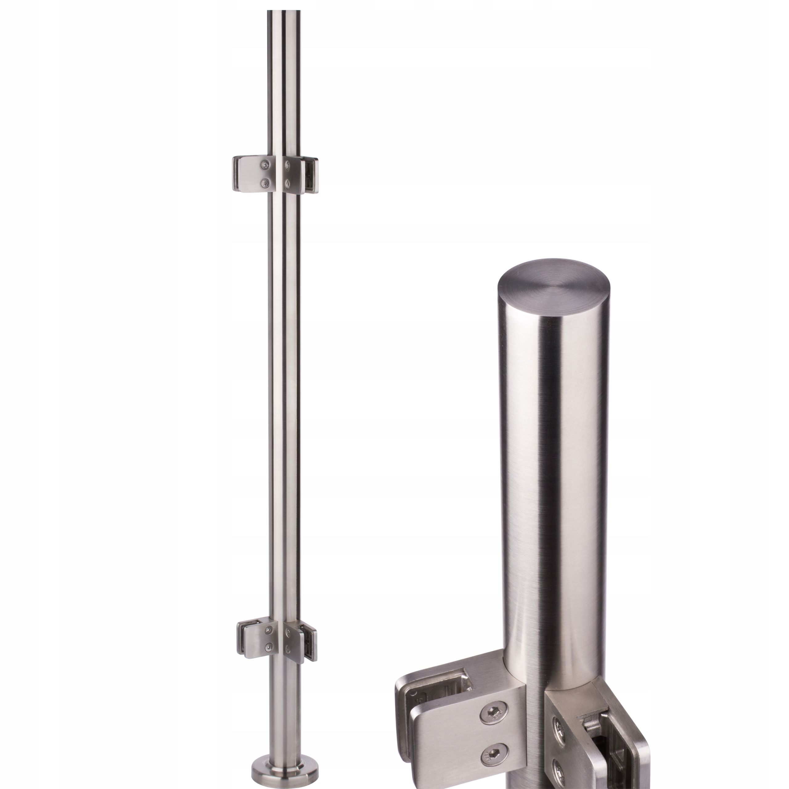  Spalte übergangs 100 cm 5 blütenblätter balustrade fi 42 rostfrei poliert