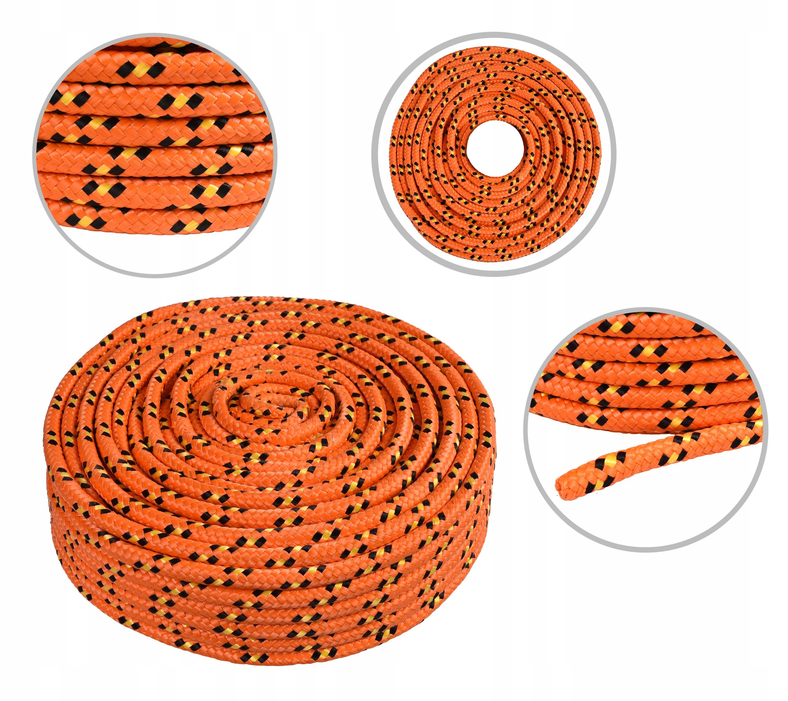  Polipropileno virvė tinklelio tvirtas 10mm 50m