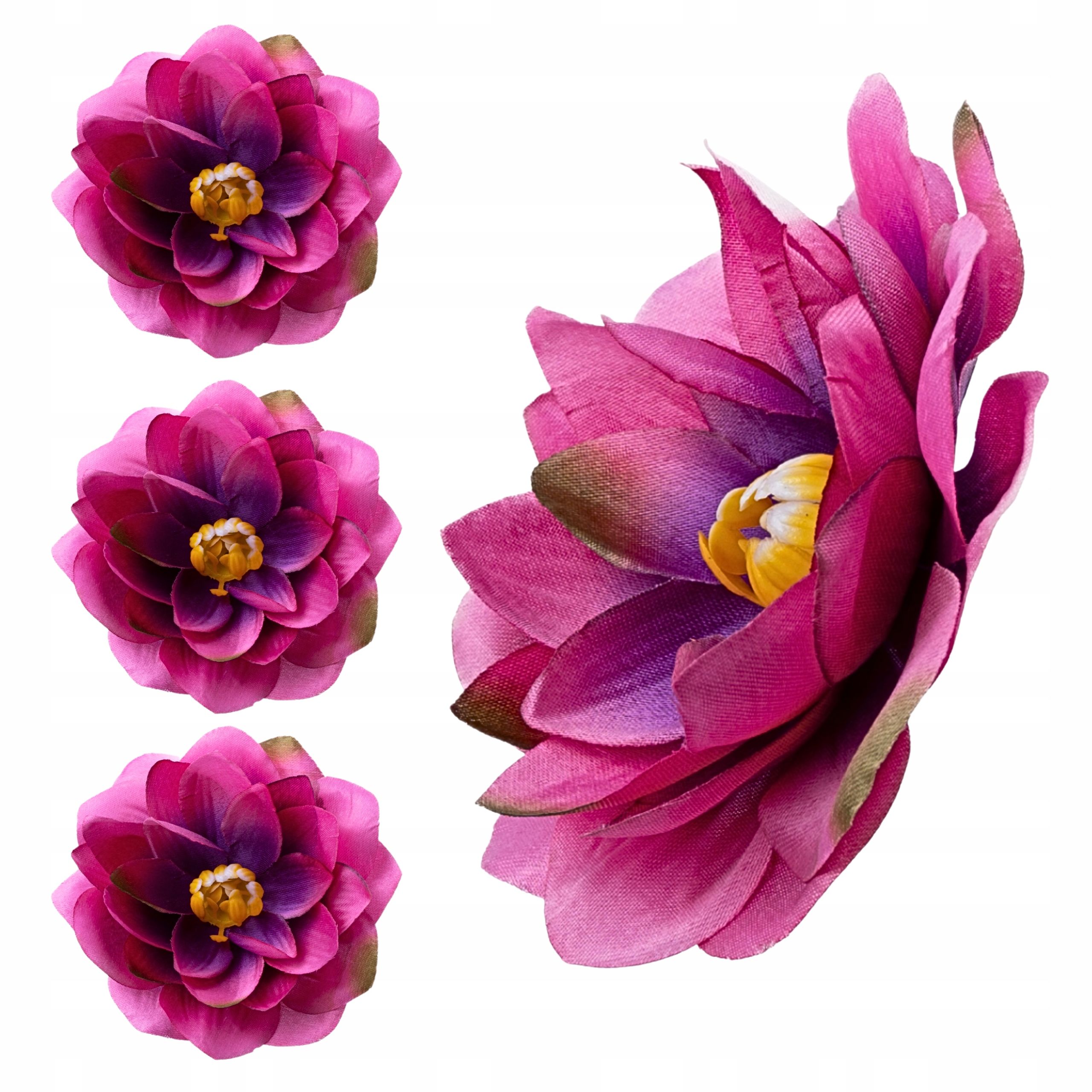  Mākslīgais zieds lotus lilijas ūdens 11cm gaiši rozā galva wyrobowa 12 datoriem.