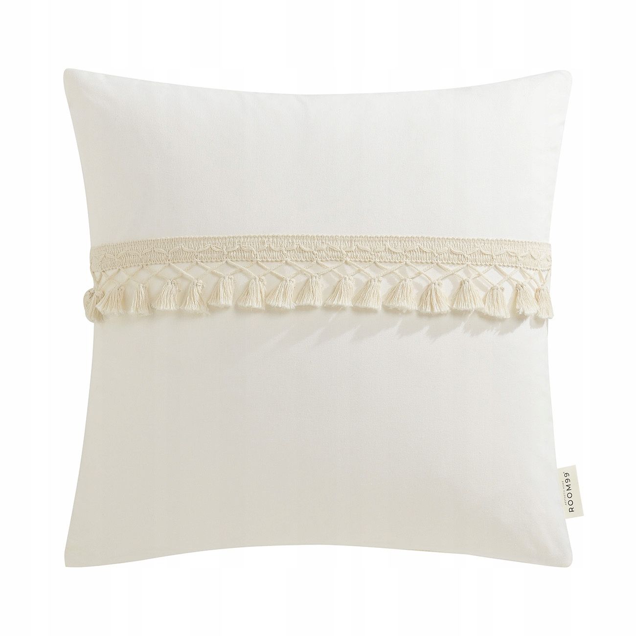  Decorative pillowcase gorgeous for a pillow small cushion 40x40 cotton soho white