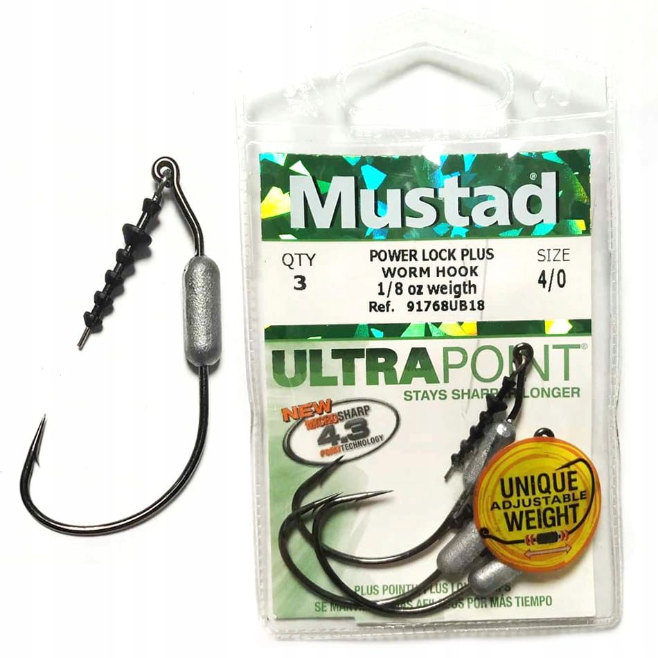  Háčik kompenzovať so závažiami 3,6g potvrdenie na návnadu mustad worm hook 1/0
