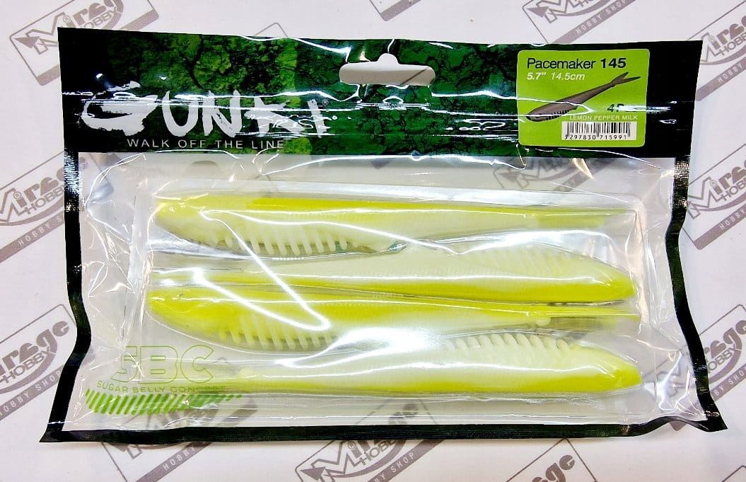  Norīt gunki kiddy 4"(10cm) - salt & pepper (op. 5 gab.) [52683]