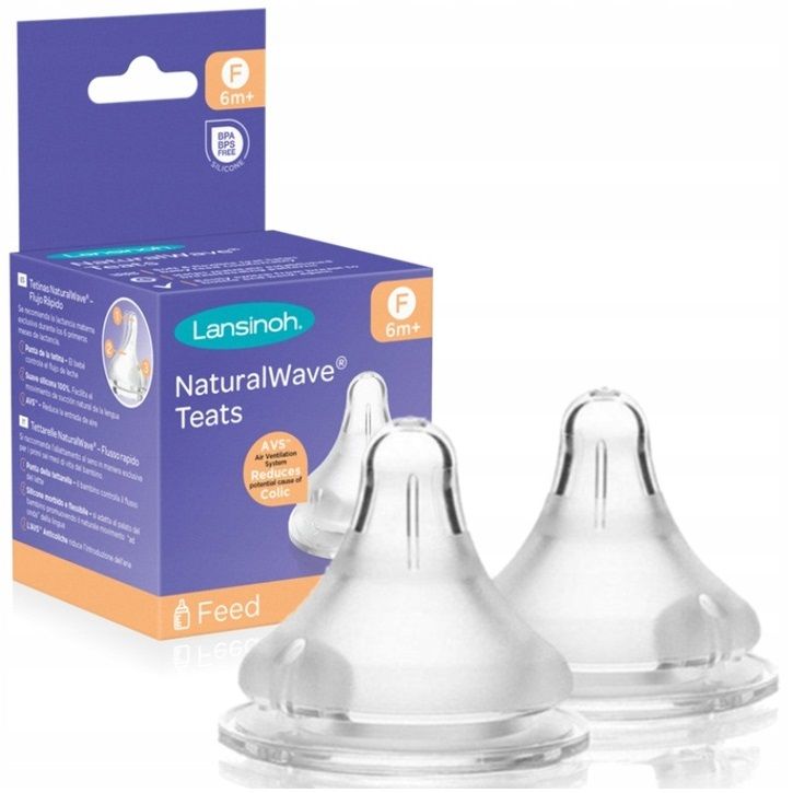  Lansinoh dudlíky naturalwave velmi uvolnit tok 2 ks. 0m+