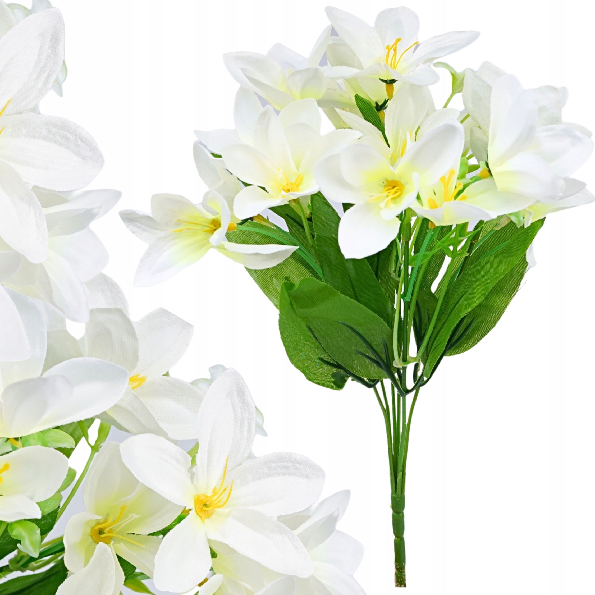  Mākslīgais zieds orhideja zars dekoratīvs rotājums florists pik 62cm