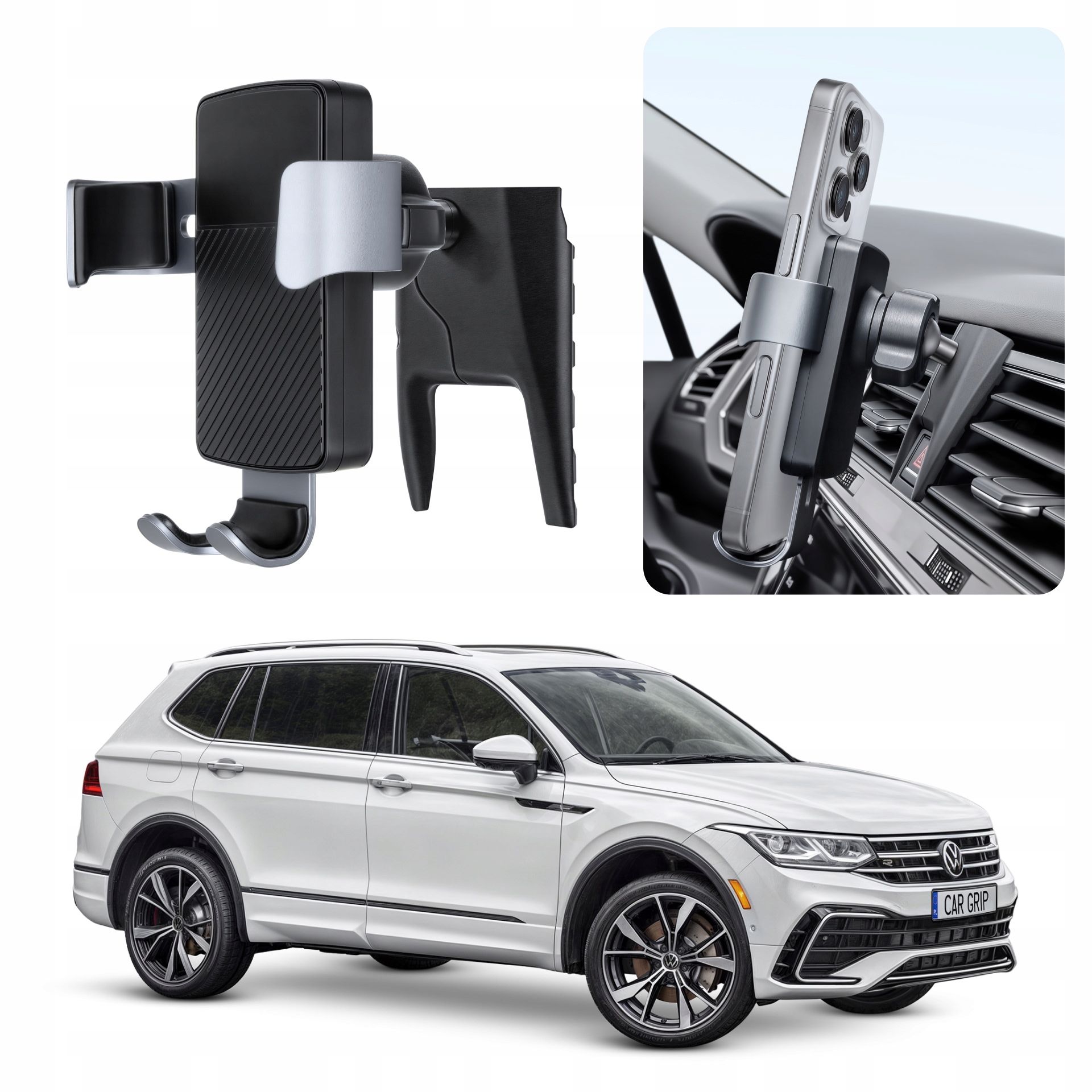  Adapter hoidja telefoni jaoks mõeldud sisse volkswagen tiguan ii 2 (2016-)
