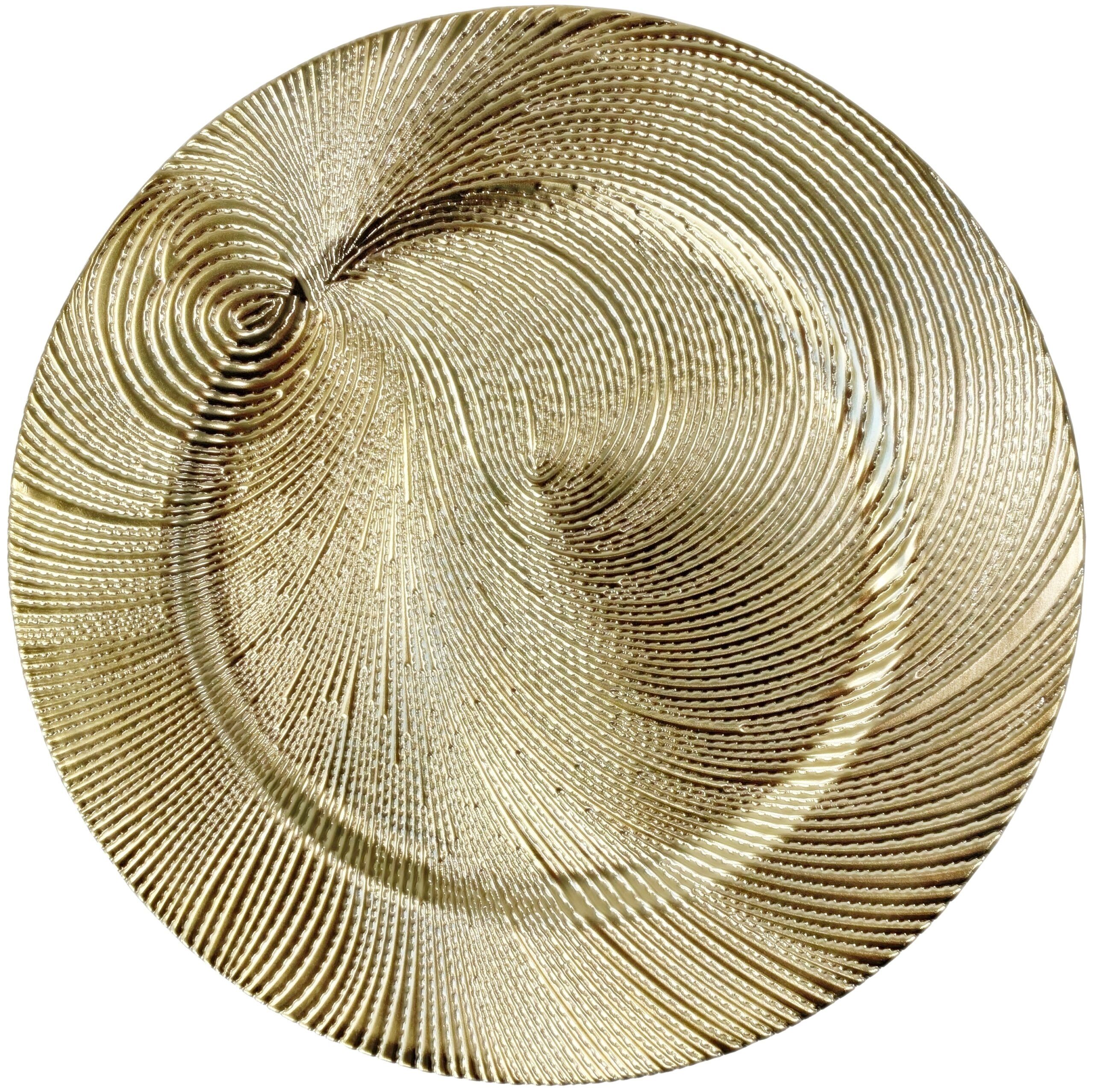  Decorative plate podstwka plastic under the plate gold o33 kp0647a