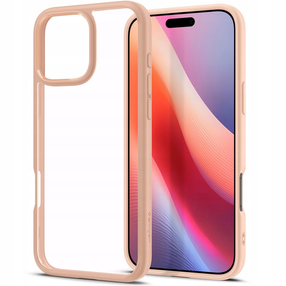 Byla spigen į "iphone" 16 pro, nugara į magsafe, lengvas, tvirtas, stilingas