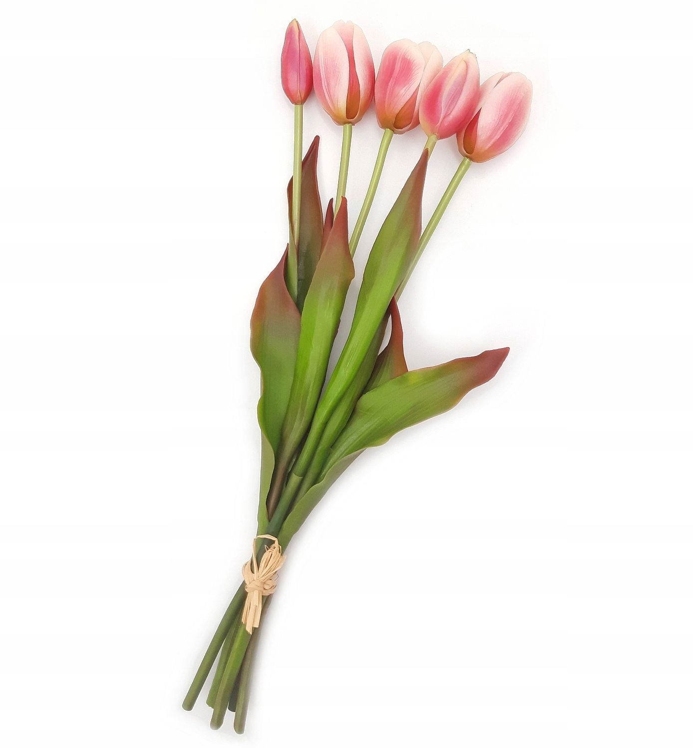 Tulpe tulpes pušķis mākslīgie ziedi lillā