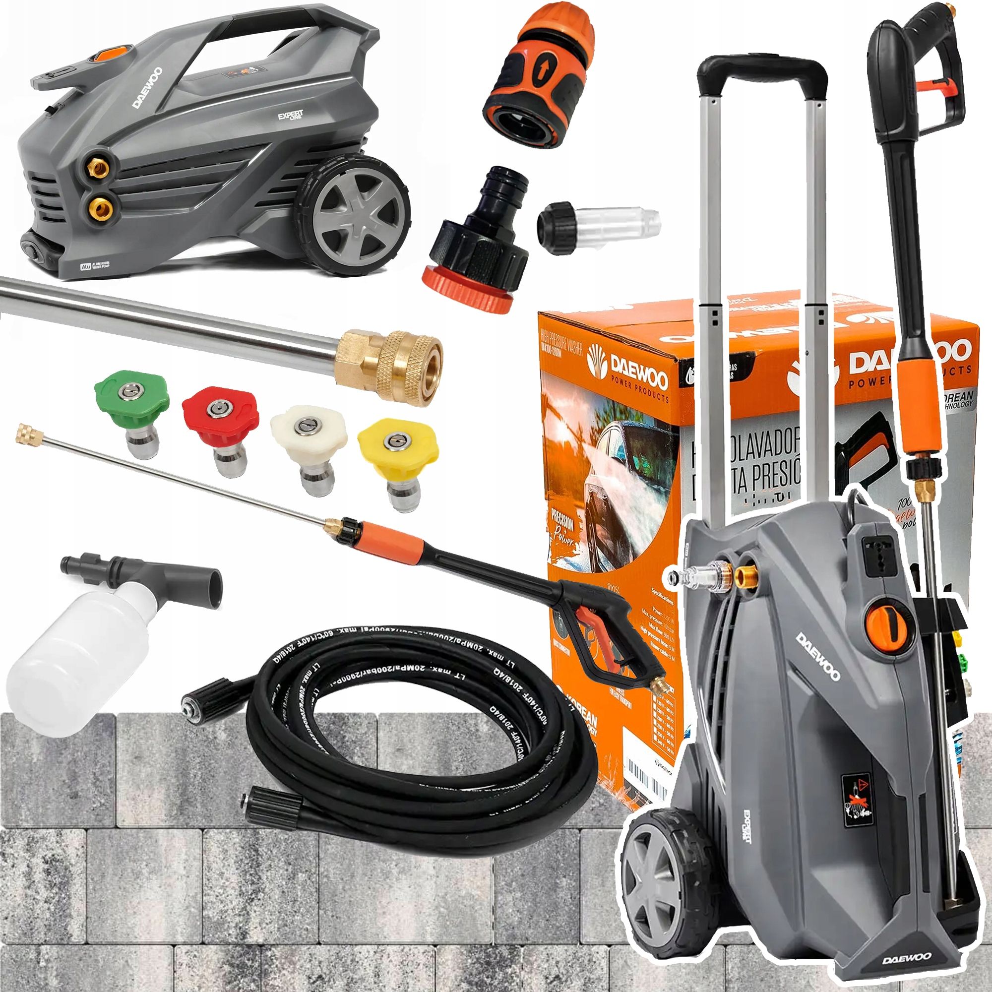  Aukšto slėgio plovykla 1800w 140 barų expert 3 gw daw 500 daewoo