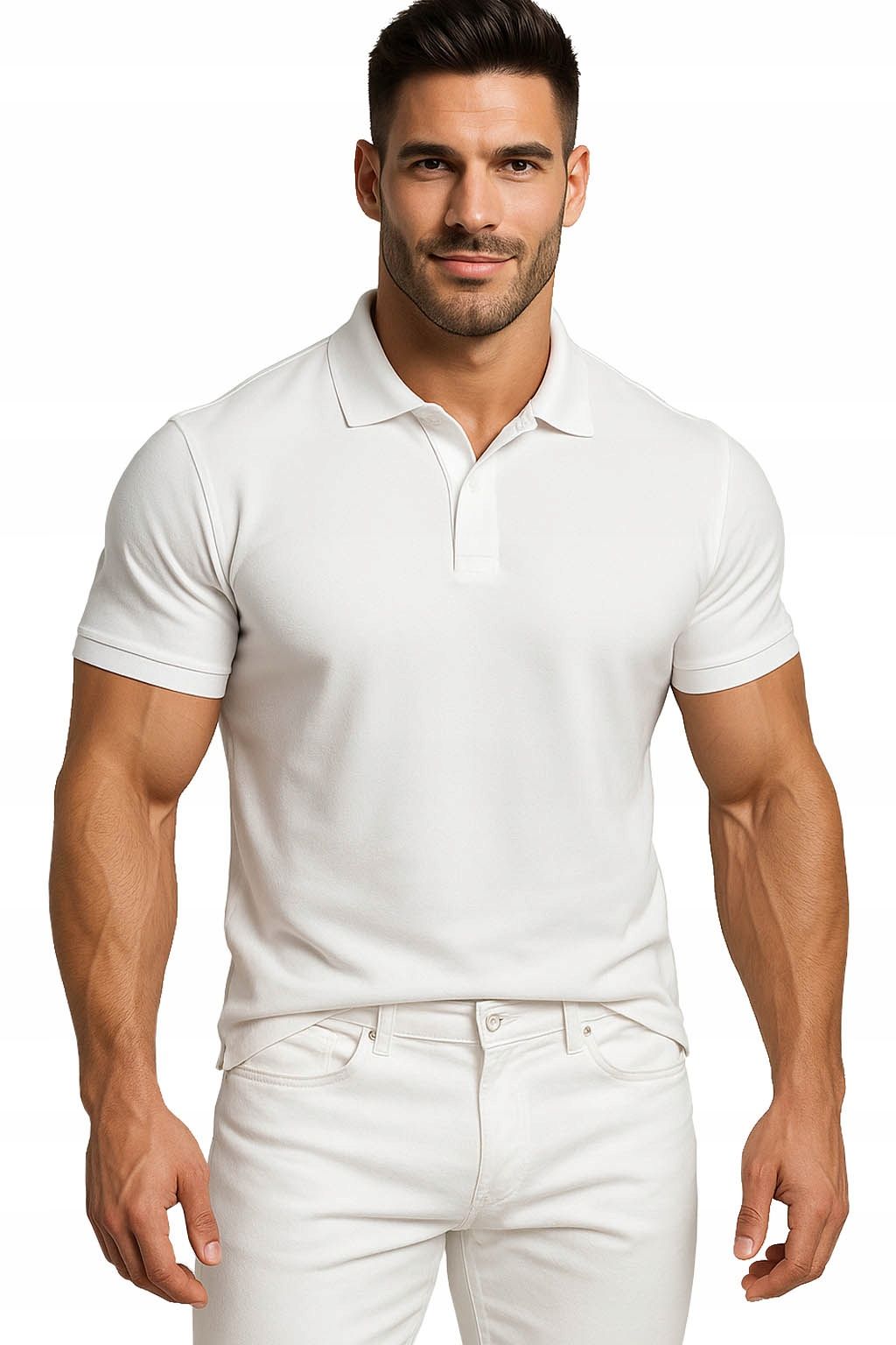  Men&#39;s polo shirts t-shirt elegant reinforcement cotton with collar m