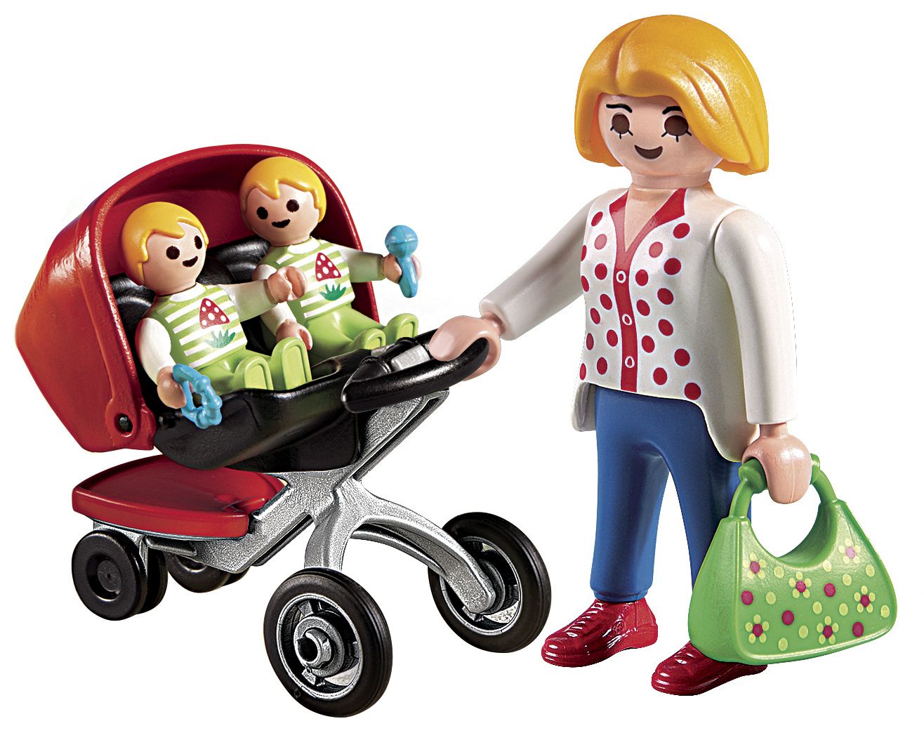 Komplektas playmobil 71423 automobilis su nameliu ant ratų