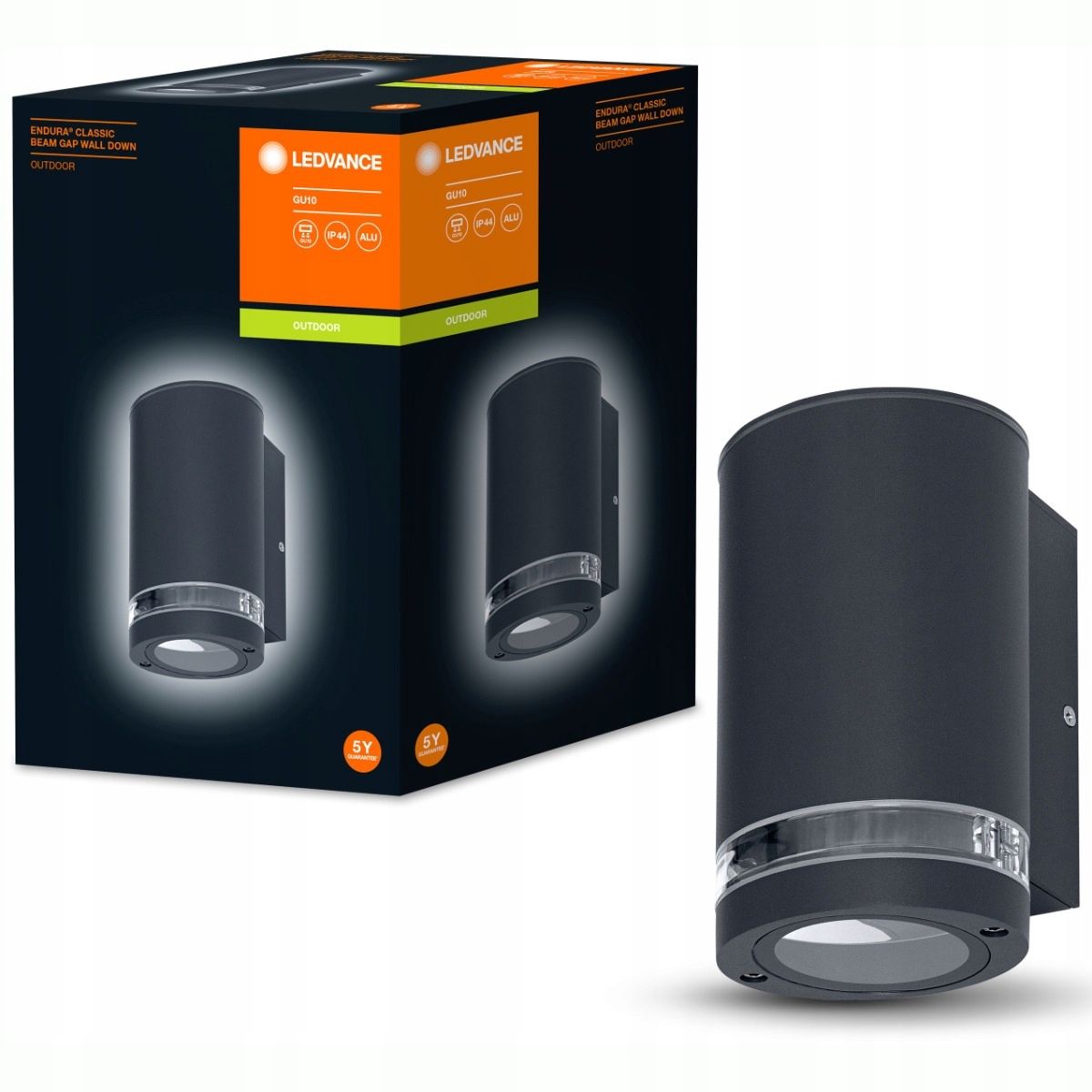  Fasado lempa led sieninė sodo sieninis šviestuvas judantis 13w 3000k ledvance