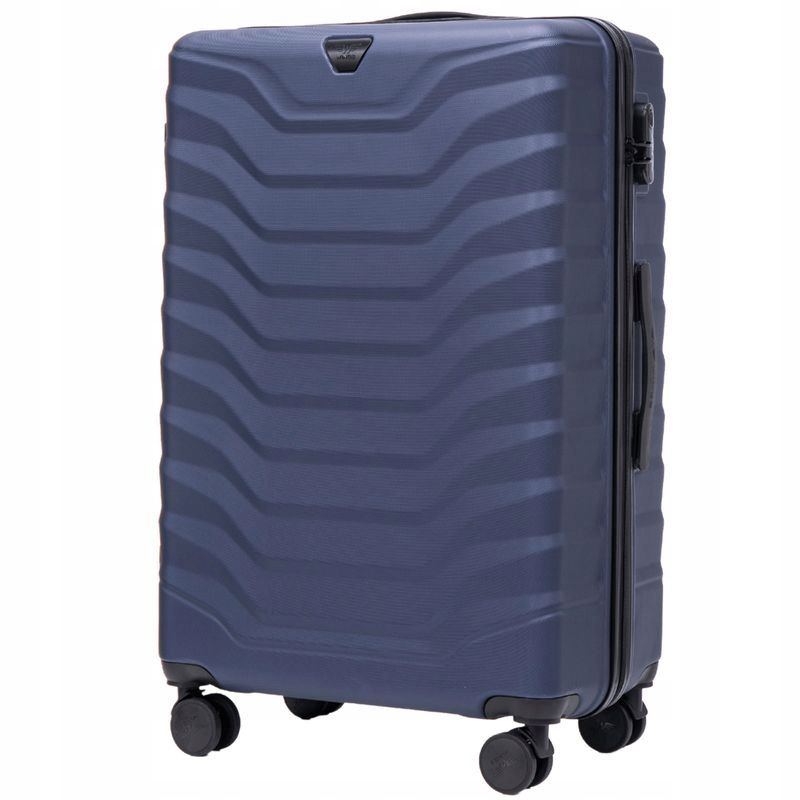  Lagaminas wings abs vidutinė peafowl 4 ratai 24" 63l champagne