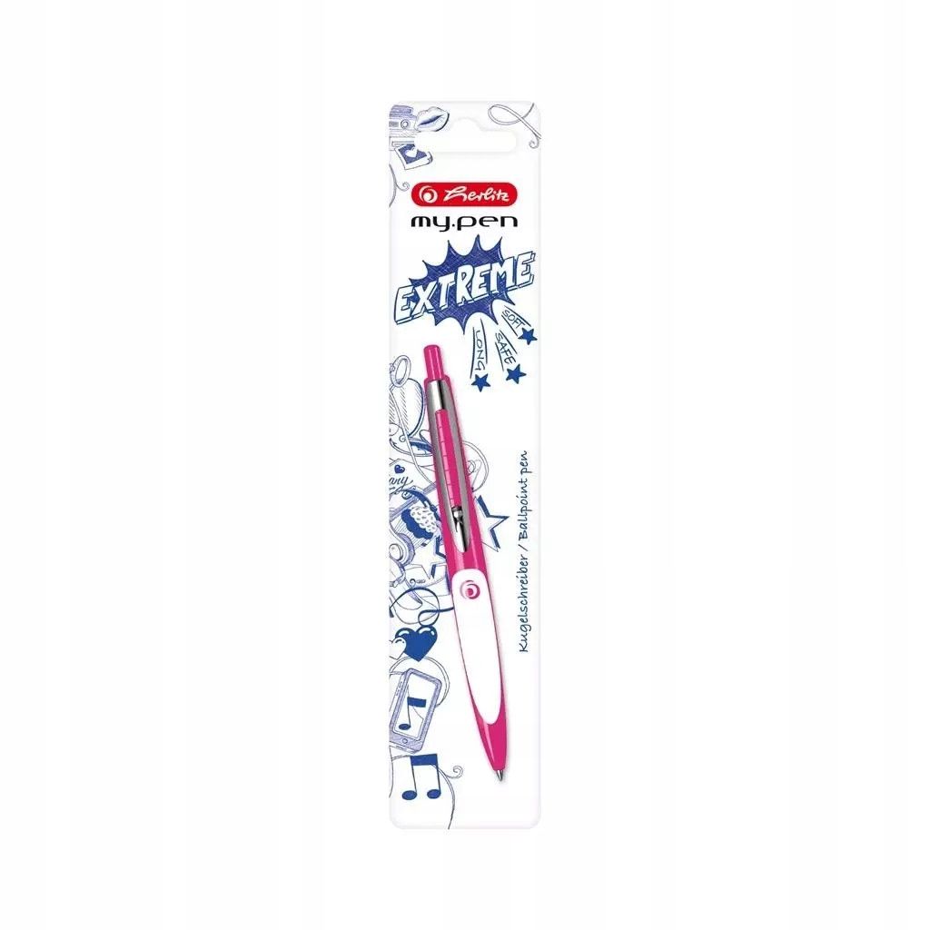  Pero my.pen fiolet/mieta 234x56 mm herlitz