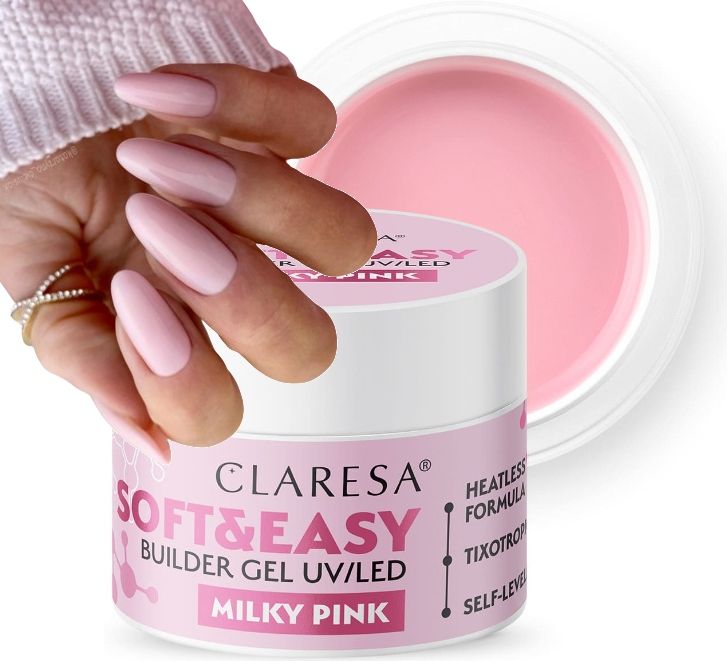  Claresa rubber gél tiksotropia želé 11 svetlo ružová 45g+ šablóny