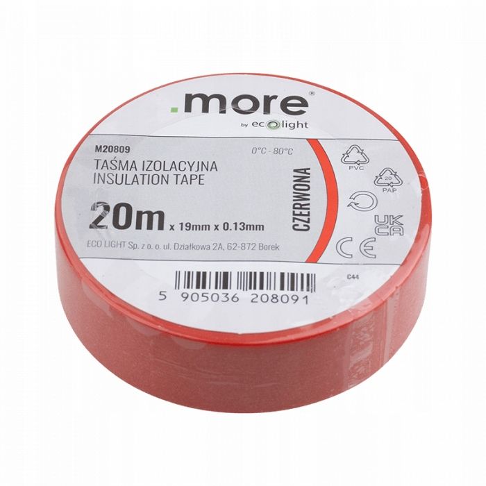  Biela elektrická páska 10m 15 mm x 0,13 mm pvc more valec samozhášavý pevný
