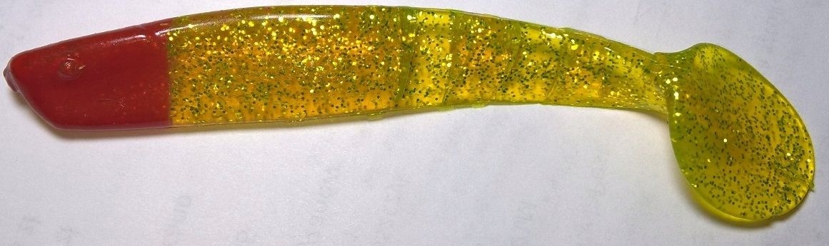  Manns predator 3,5cm geltonas su juodu grzbietem