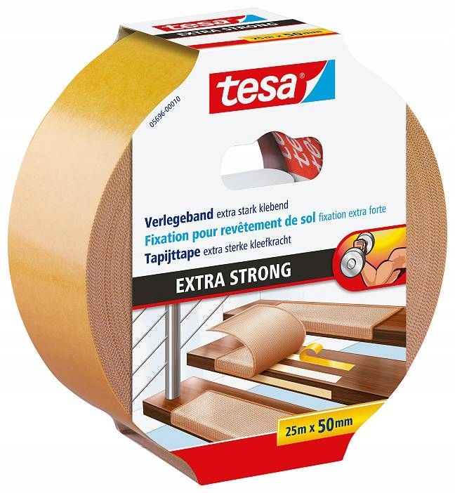  Carpet tape tesa extra strong 5m 50mm solid