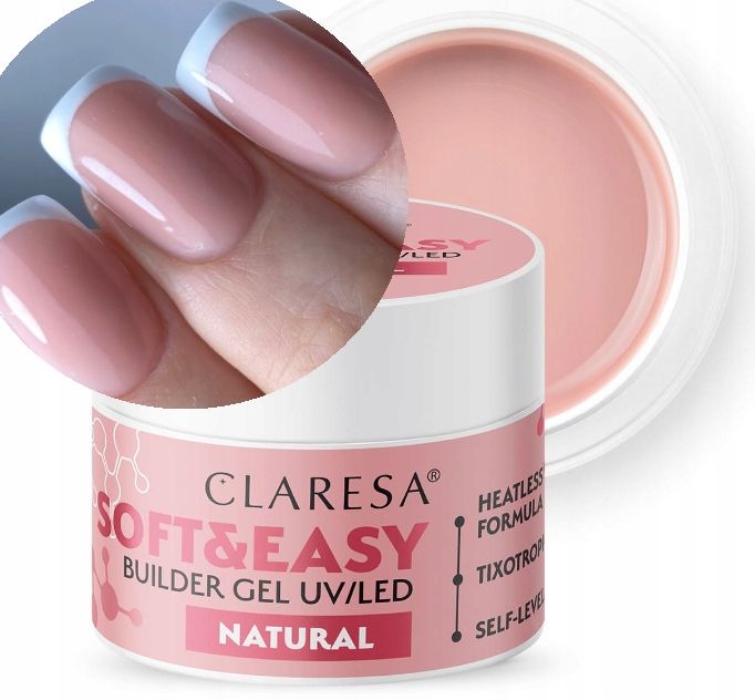  Claresa rubber gél tiksotropia želé 11 svetlo ružová 45g+ šablóny