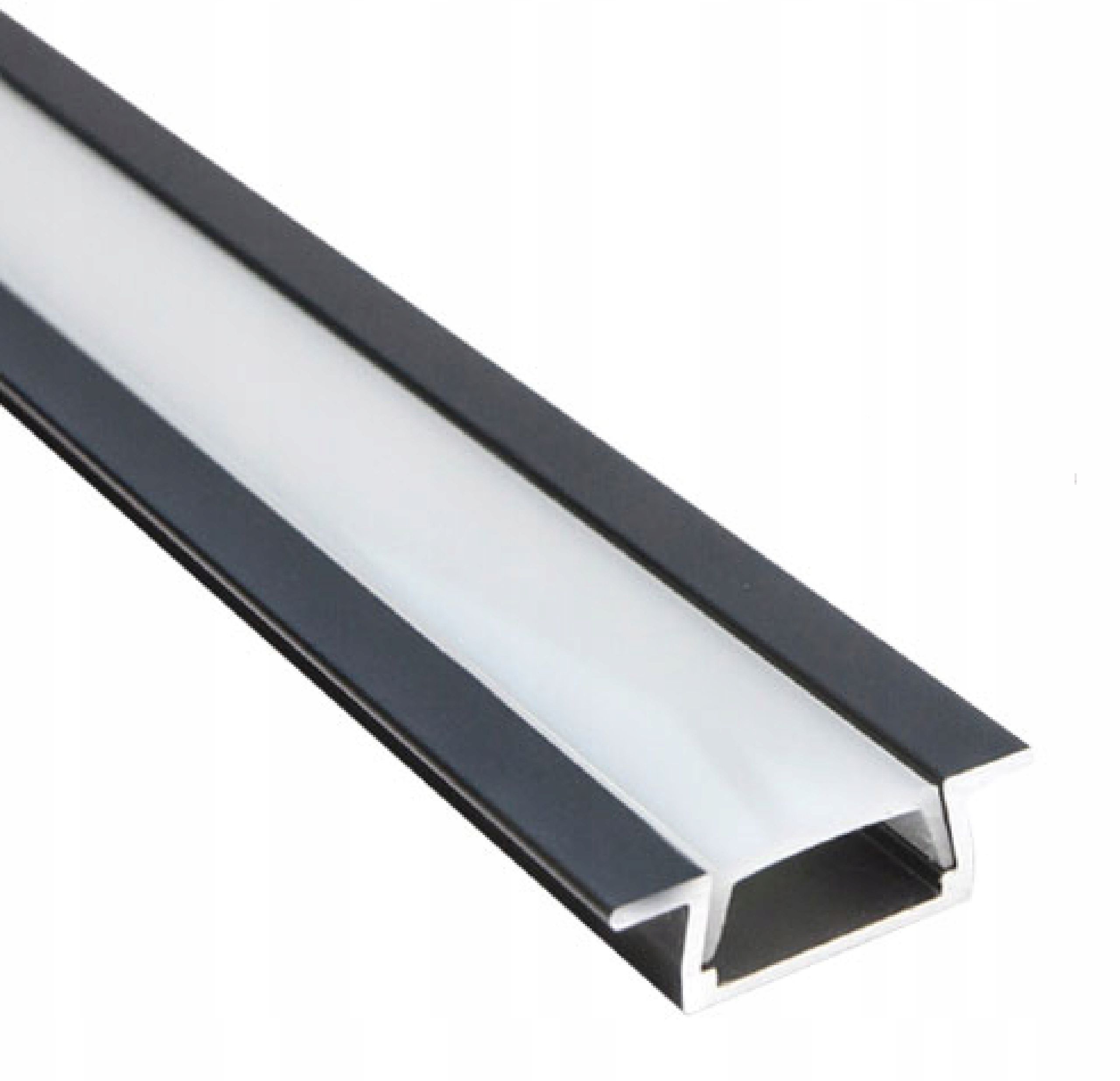  Alumiiniumprofiil led ribad must nurgeline alu 1m + kiire kapuuts