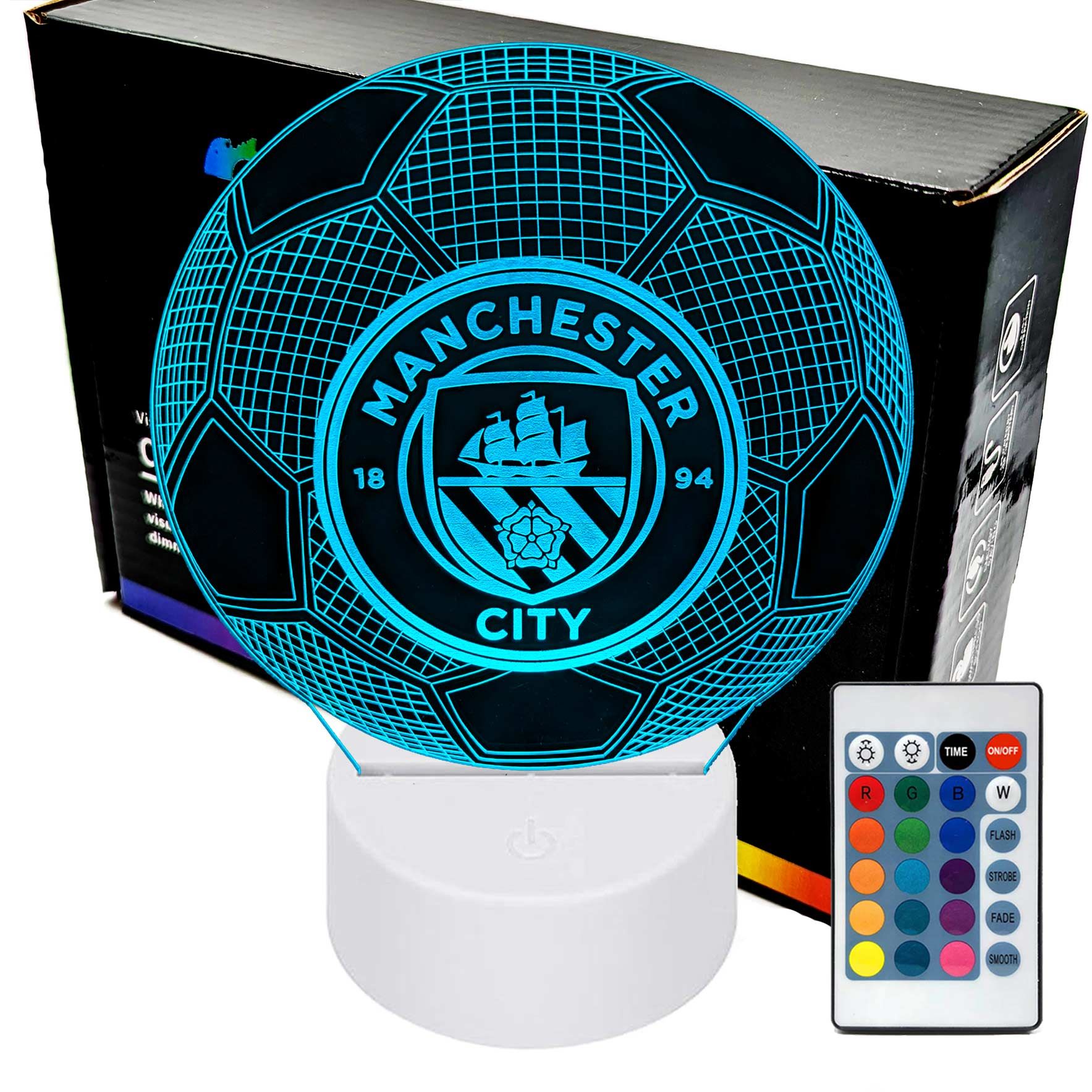  Noční světlo fotbal liverpool fc 3d lampy led