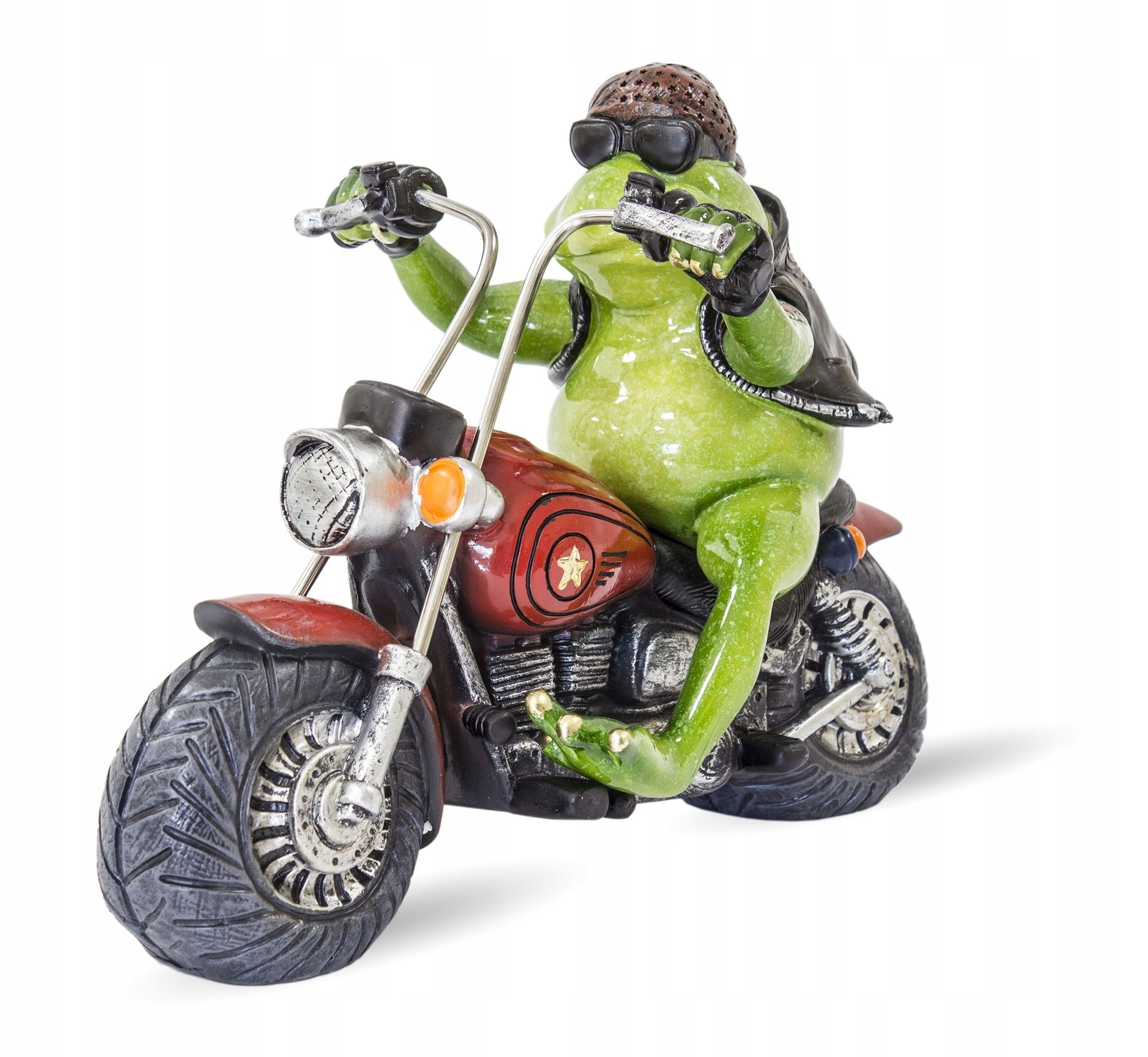  Figur frosch frosch auf rybach angler fischer geschenk