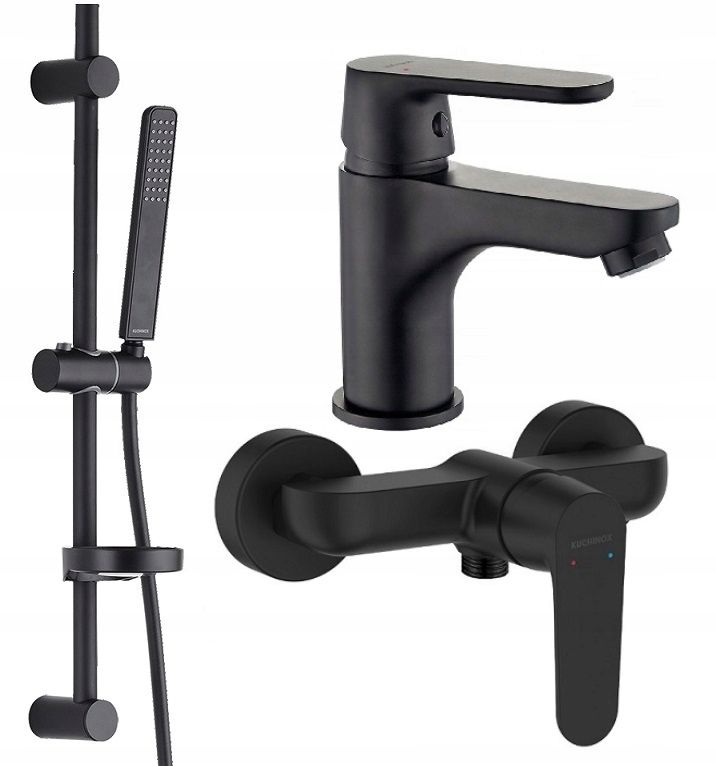  Duschset polka duscharmatur waschbecken
