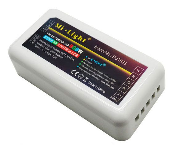  Kontrolieris milight kopa kontrolieris tālvadības pults uztvērēju fut043a led sloksnēm rgb