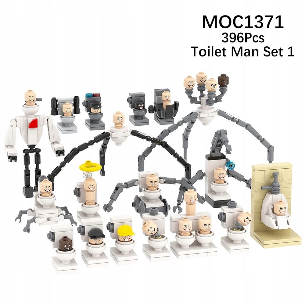  Mooxi skibidi toilet set macht bricks game großartig titan corps vs monitor man a