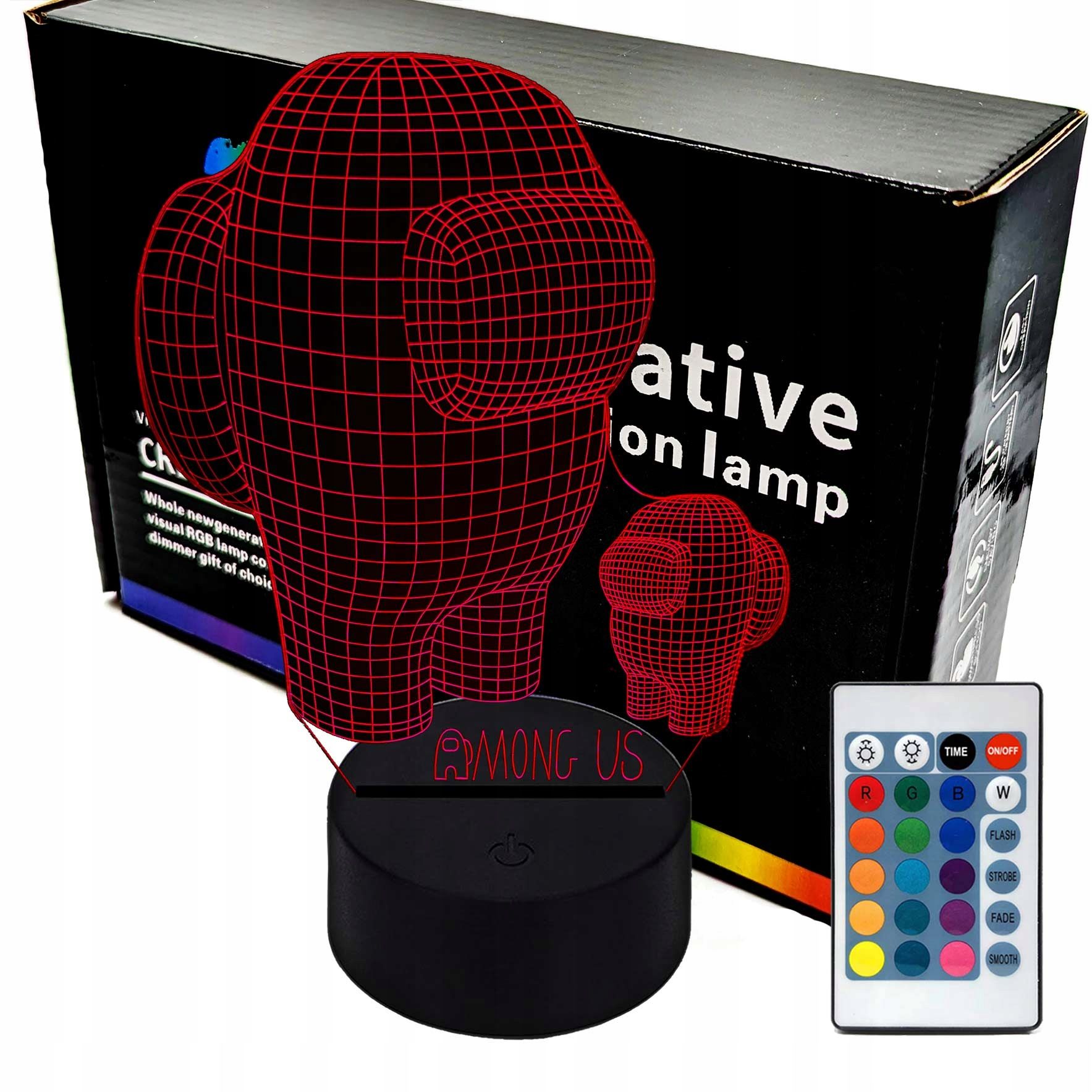  Noční světlo fortnite 3d lampy led