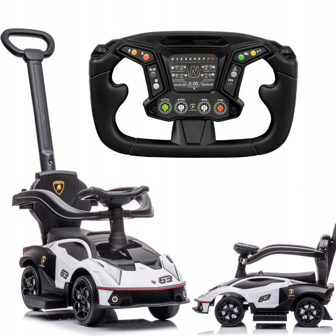  Kick scooter with push handle walker for children mercedes benz g pusher storage box sound