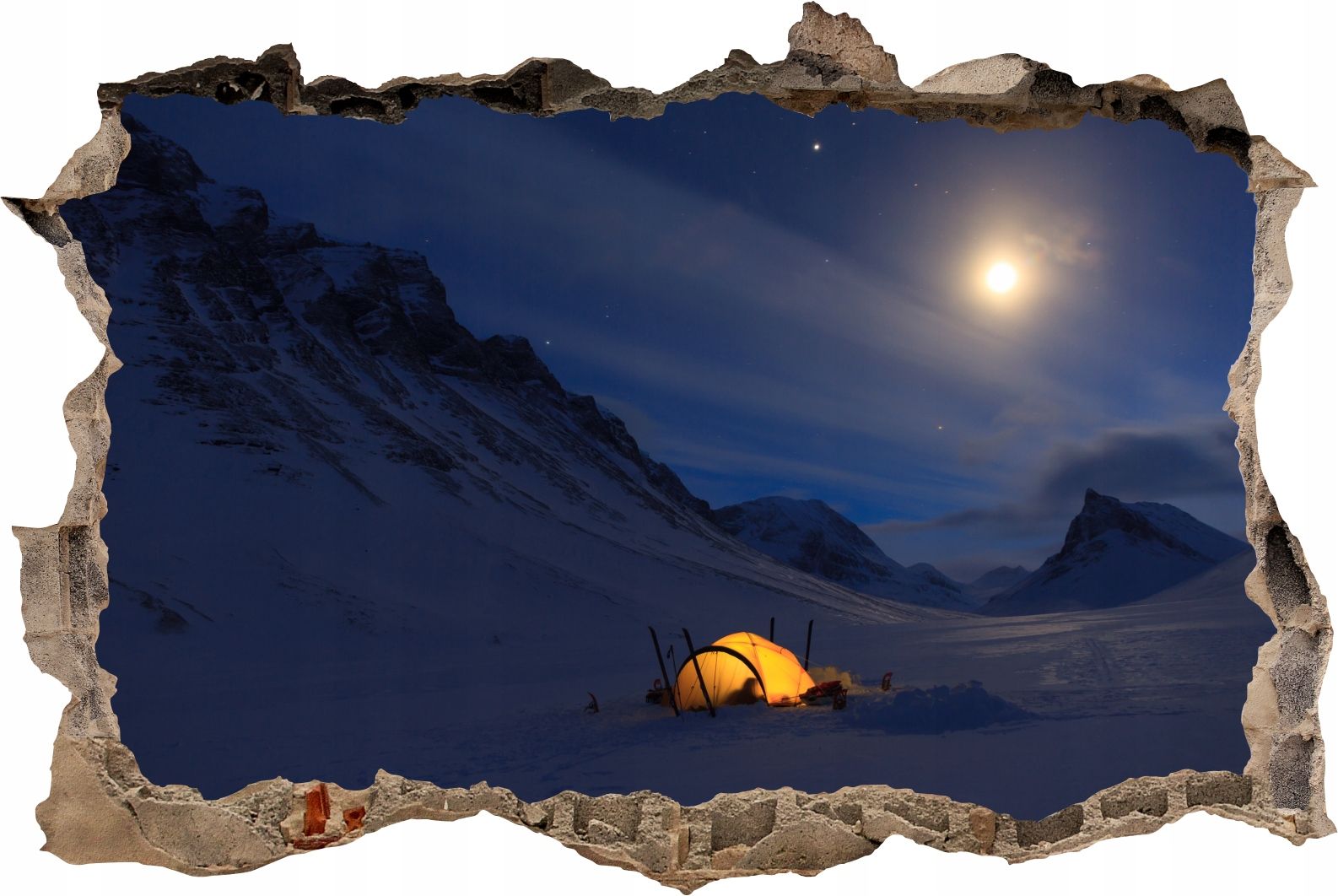  Fototapeedid auk 3d seinakleebis wodospady potok mets loodus