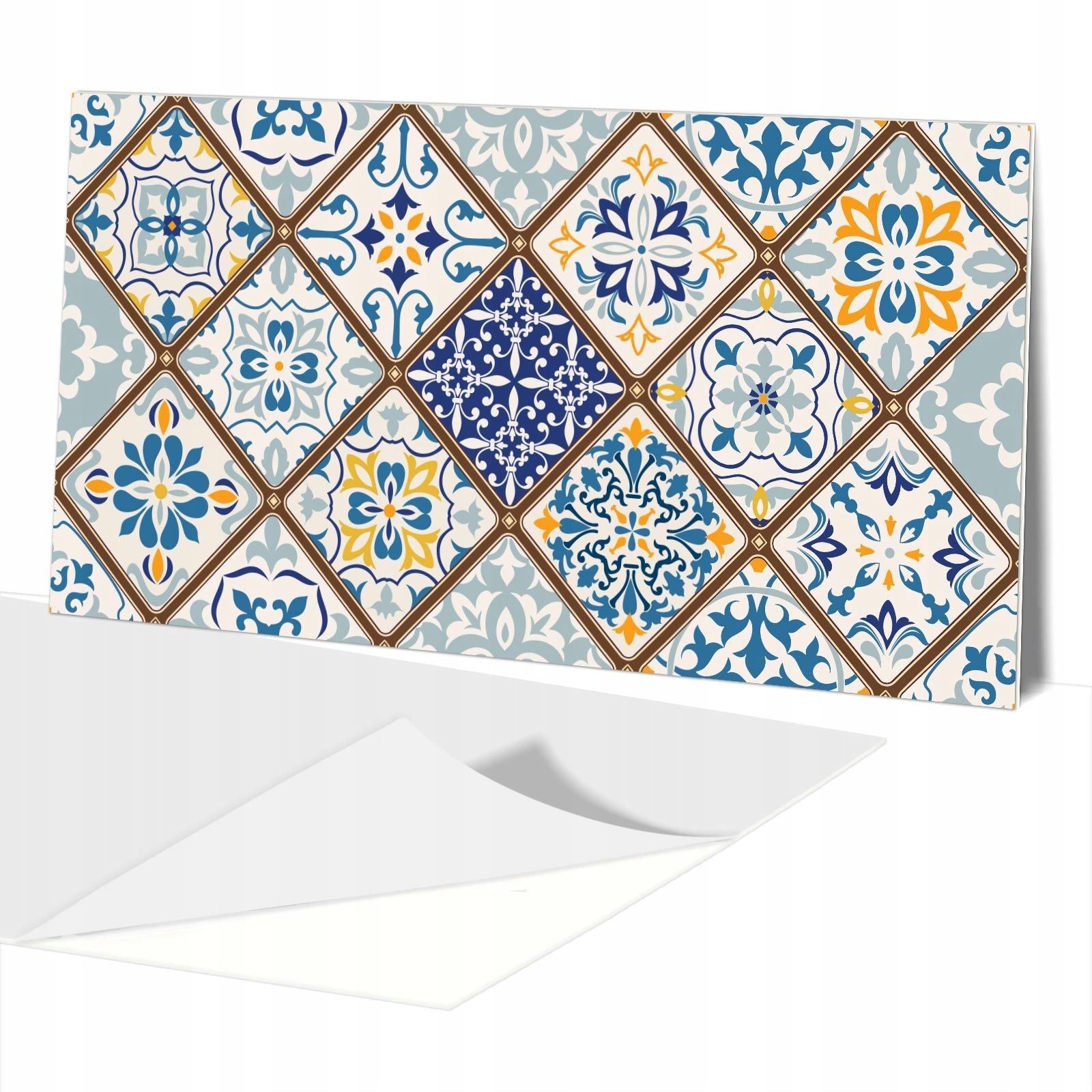  Lipīga plāksne pvc paneļi uz sienas marokānis patchwork 100x50cm