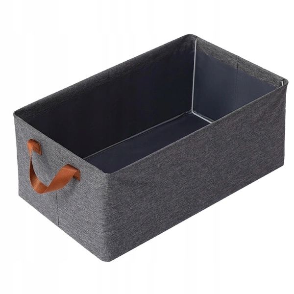  Dėžė rūbams spintai i stalčiai sulankstoma - 47x28x20cm - pilka