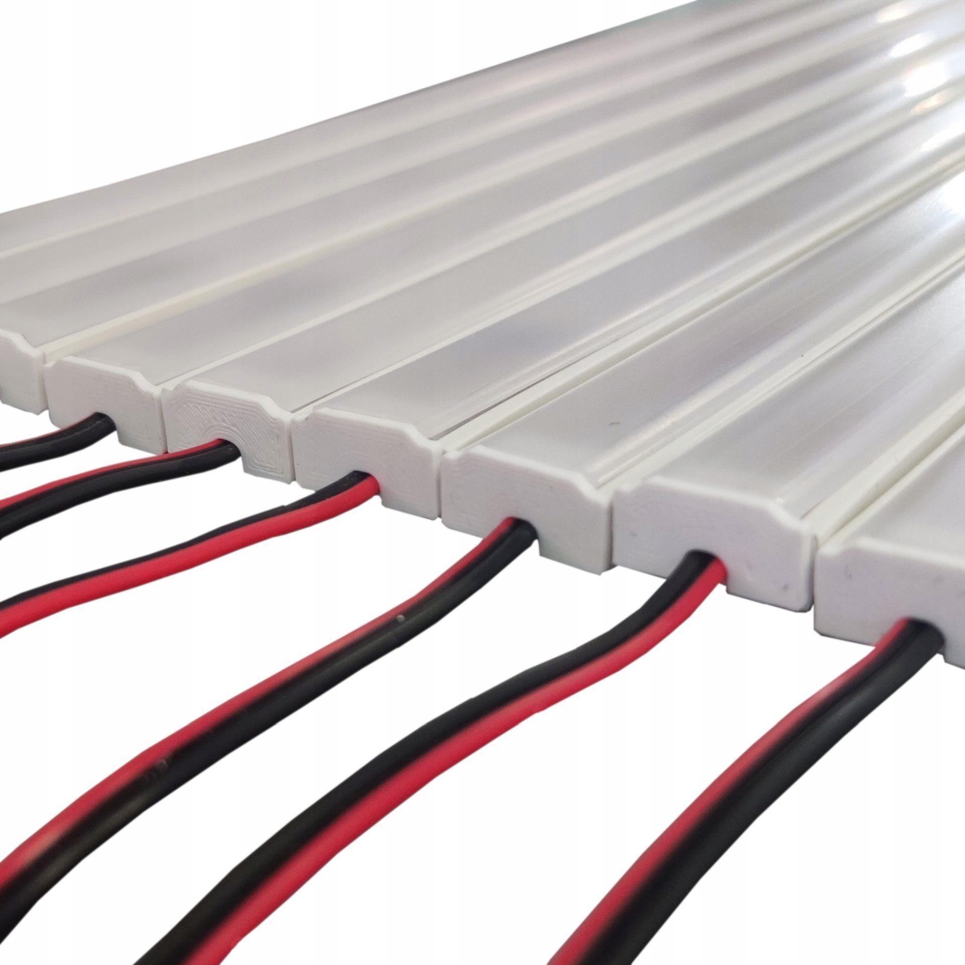 Soubor 16x srebrna led pásek schody slim 1m ovladač stupňovaný zdroj energie
