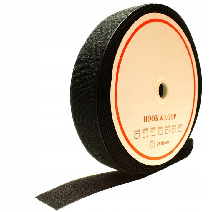  Velcro juosta į tentas šiaudams tvirtinimui svoriai maišelių tvirtas 5cm / 25m