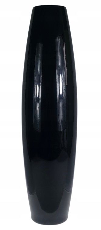  Vāze augsts glāze h60 cm oriģināls veidlapa balts spīdums spīdīgs