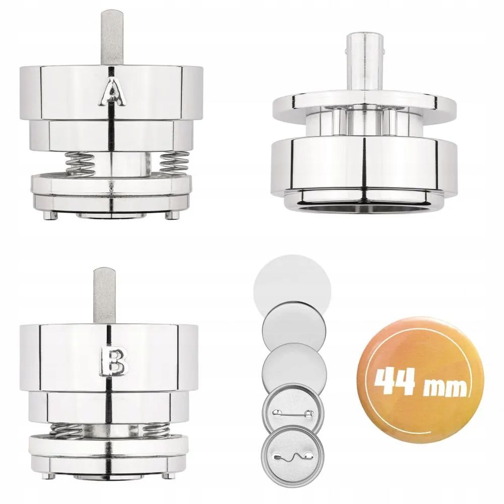  Forma 37mm kontribucija spauda mašina premium - greitai pakeitimas dydis ženkliukai