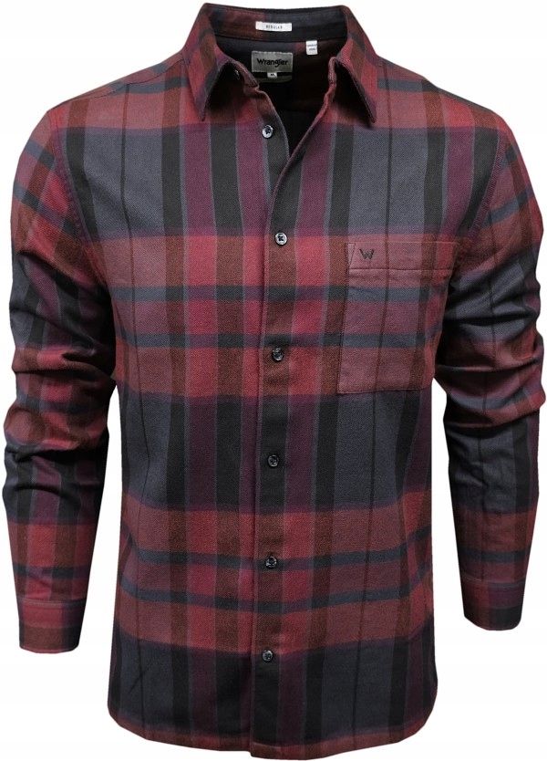  Wrangler košeľa regular fit kockovaný white xl