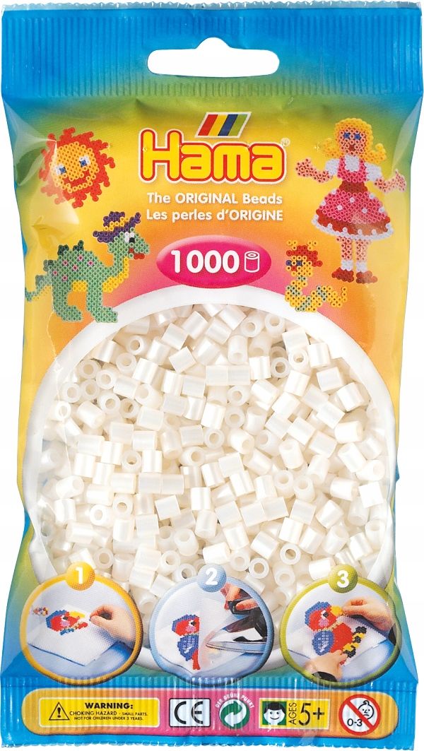  Hama 207-103 - svetlo žltý - 1000 korálky midi - krk