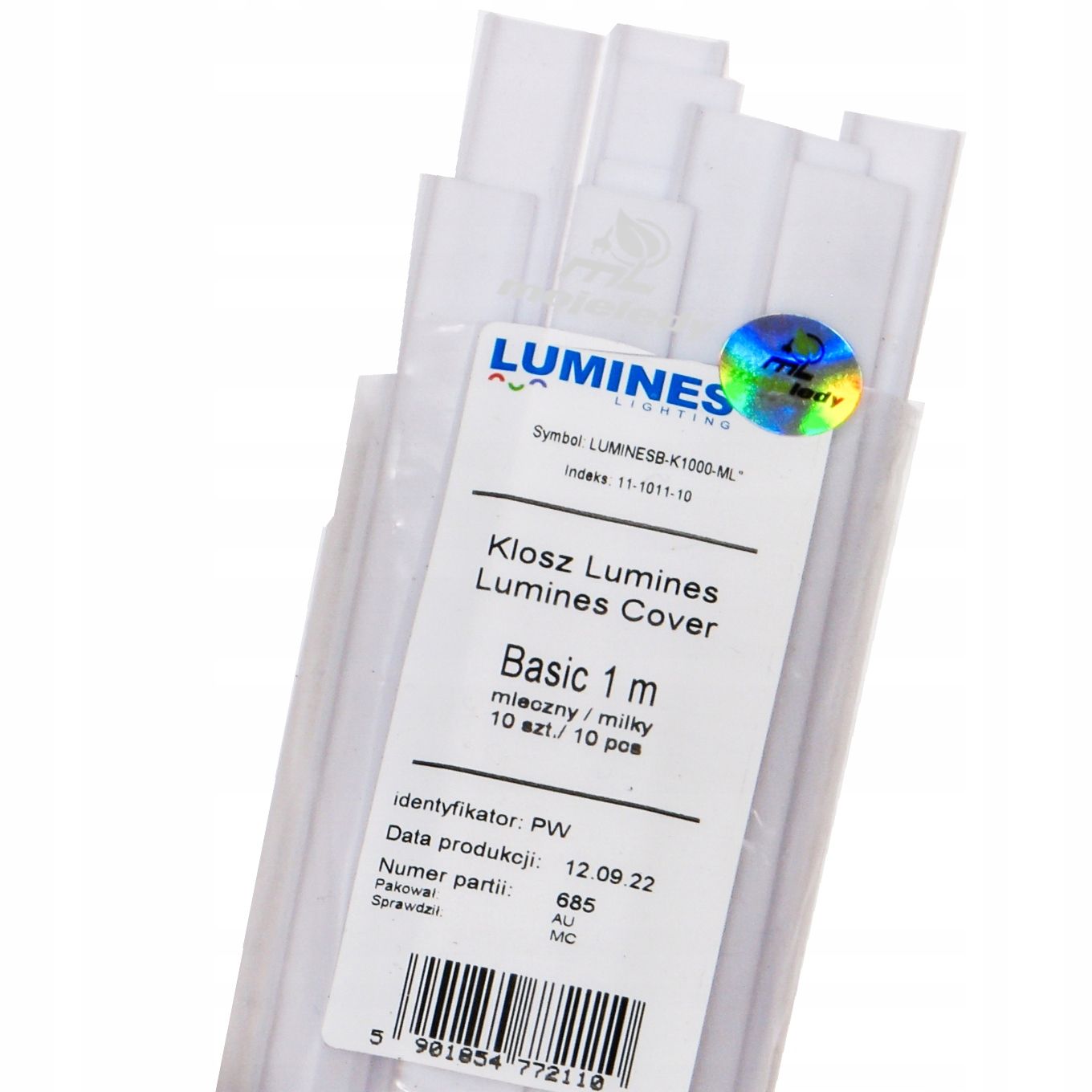  Alumīnija profils iledo balts lentes led piekārts 2m
