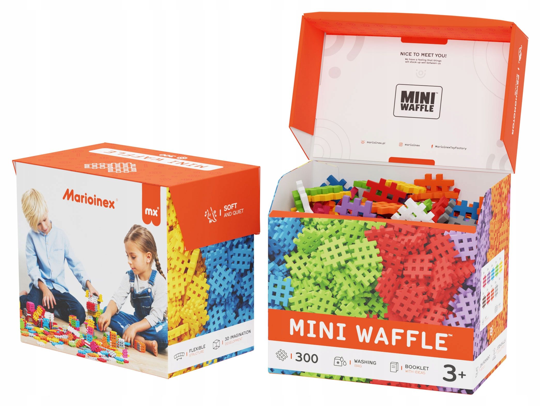  Marioinex waffle mini autos race car, megan, 50 el pink, rennen 2 in 1
