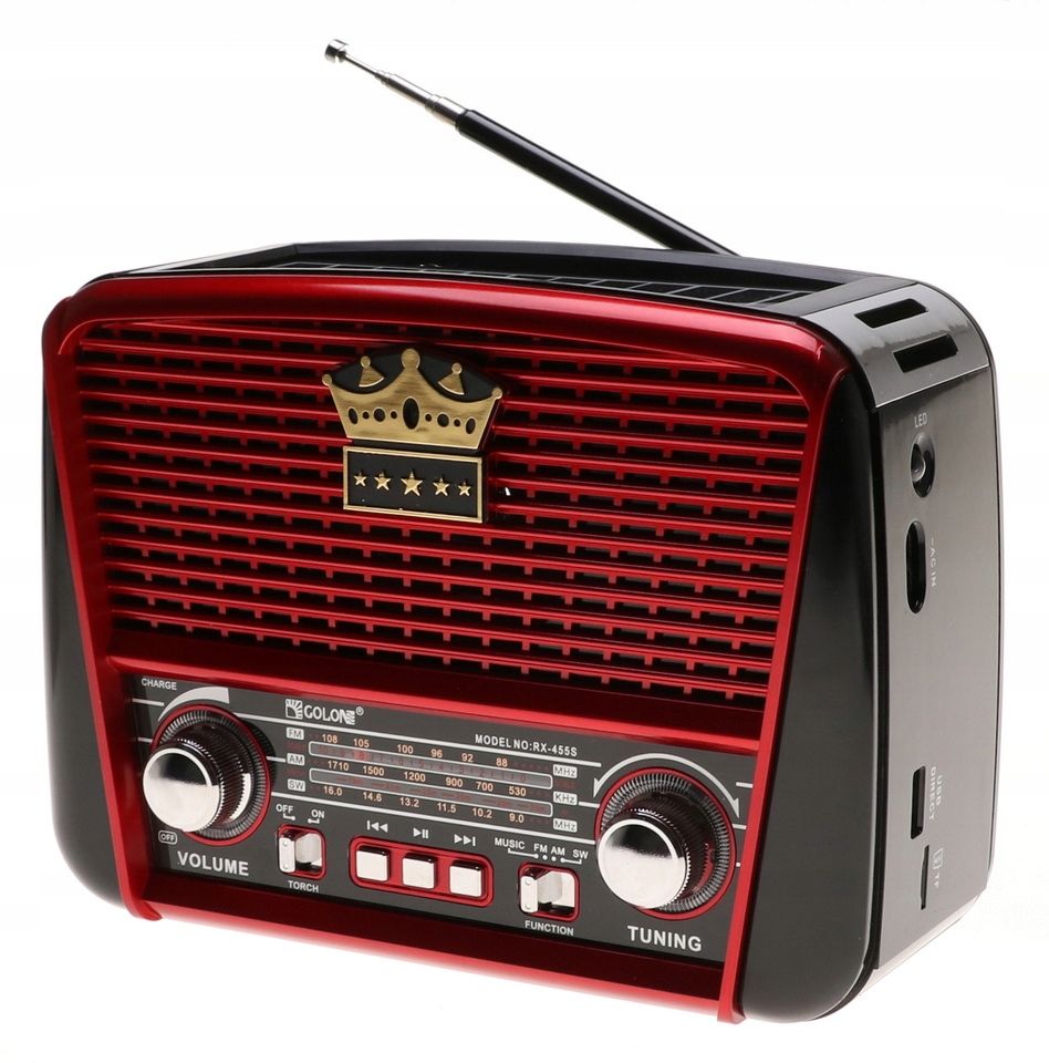  Retro radio receiver mobile solar loudspeaker flashlight mp3 usb solar bluetooth 157