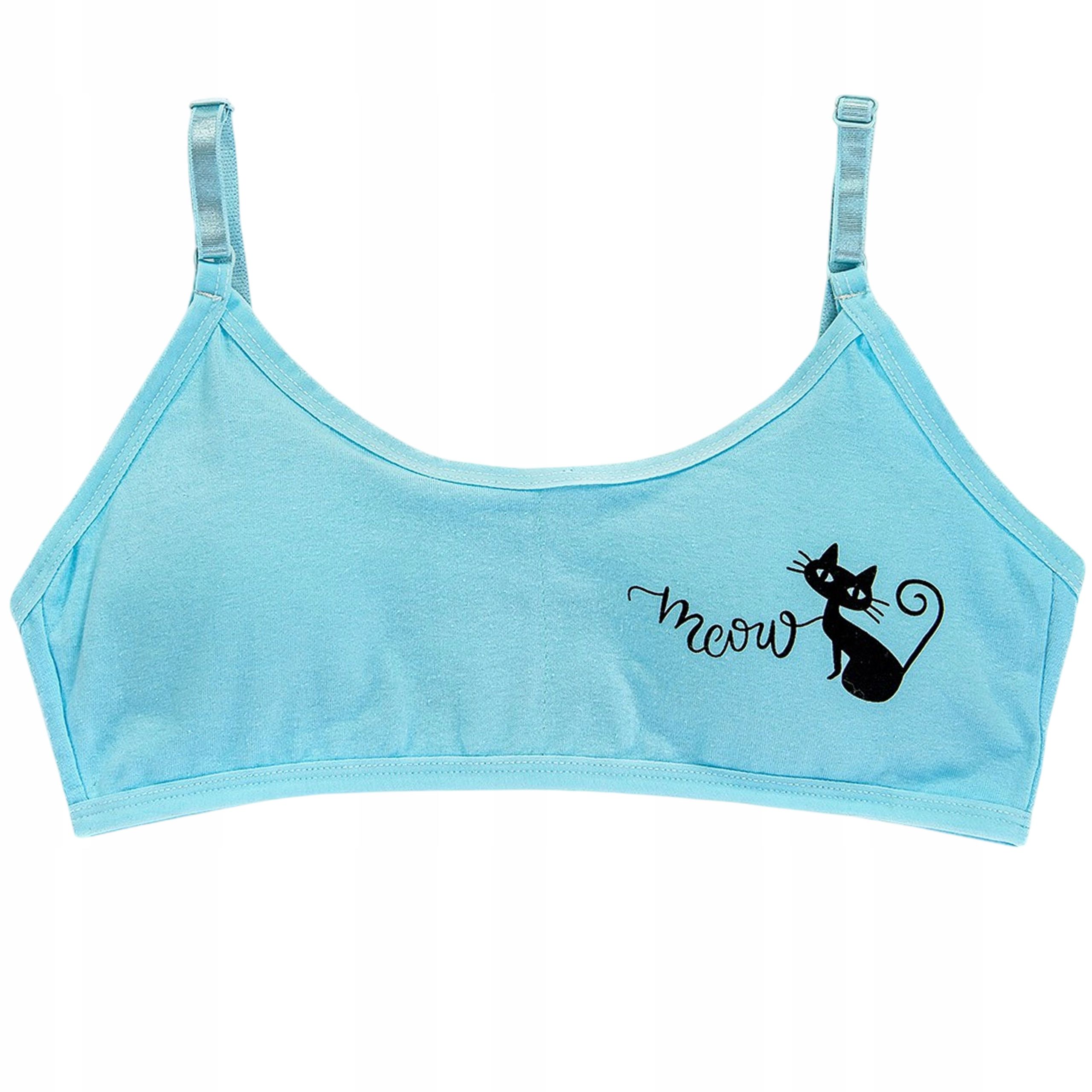 2 pcs. sports bra top for girls youth bra cotton s/140