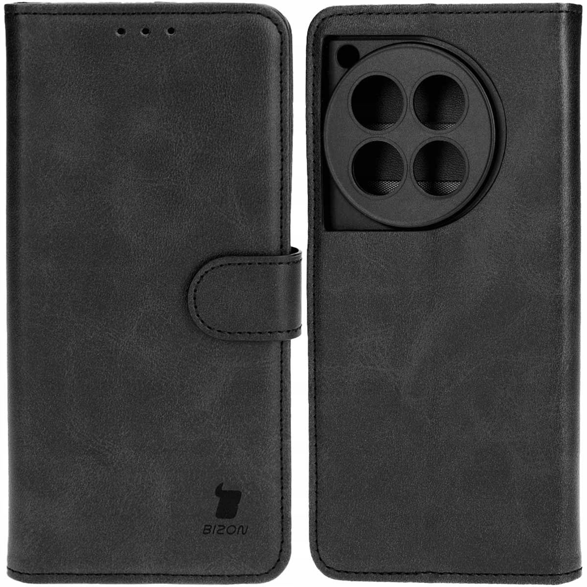  Atverčiamas dėklas iš ekologiškos odos bizon į oneplus 12 korpusas case cover