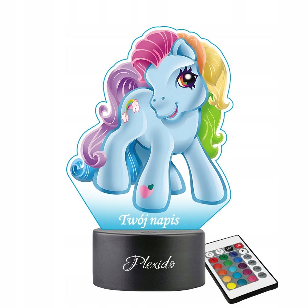  Öine valgus trükiga uv led muinasjutt lastele my little poni daamid