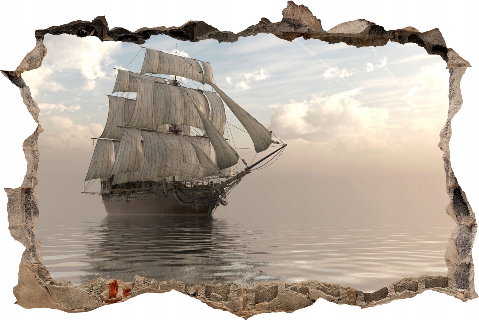  Fototapeedid auk 3d seinakleebis wodospady potok mets loodus