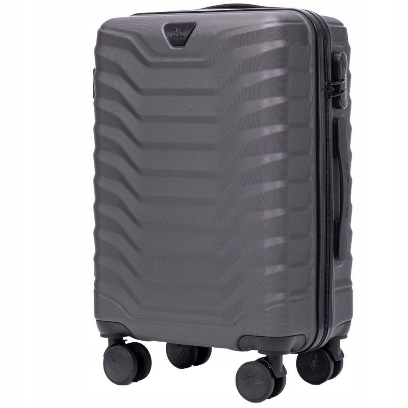 Lagaminas wings abs vidutinė peafowl 4 ratai 24" 63l champagne