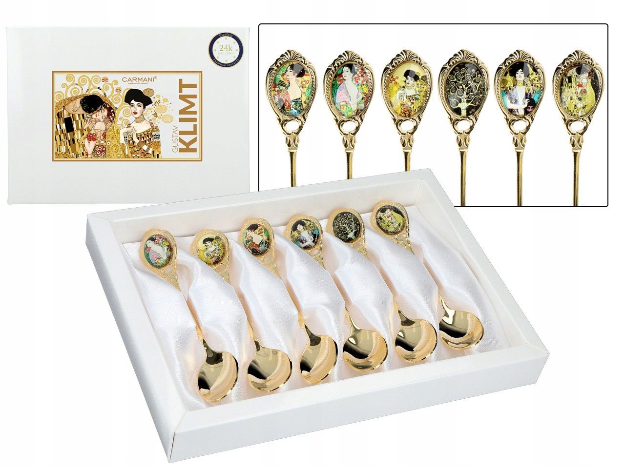  Set. 6 spoons - mix works known artystow (carmani)