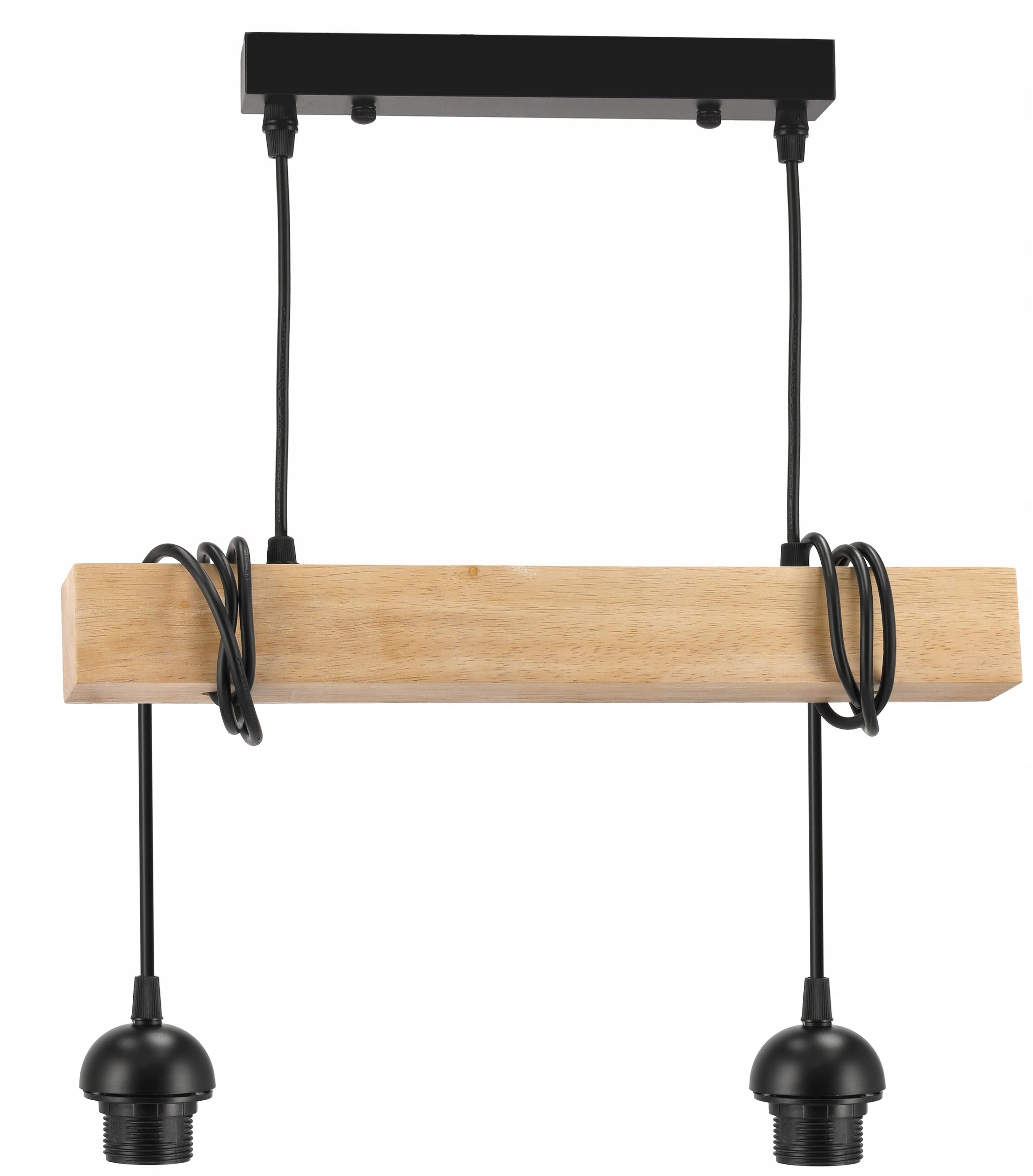  Stropné svietidlo visiace led drevený biala 3xe27 lampa amber jantár